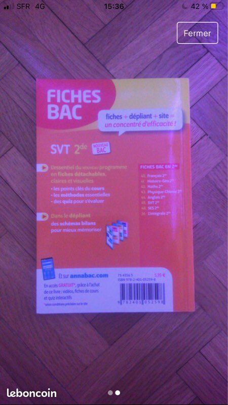 Fiche bac svt (image 1)
