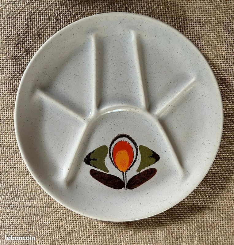 6 assiettes crudités St Amand "Louisiane" (image 4)