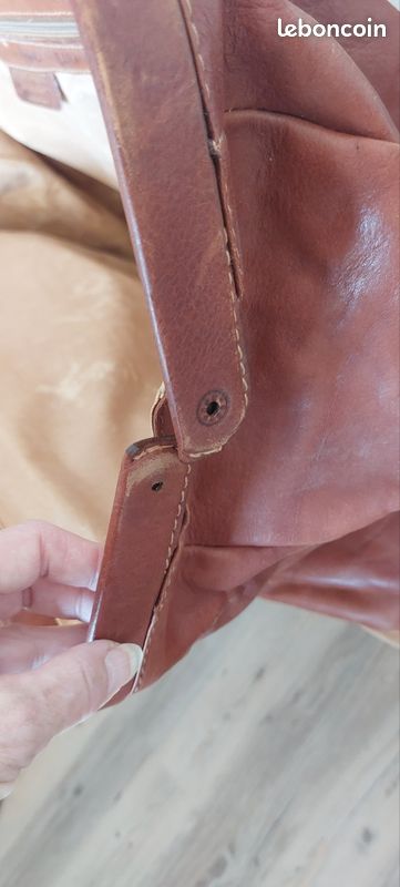 Grand sac de voyage en cuir vintage La Bagag (image 11)