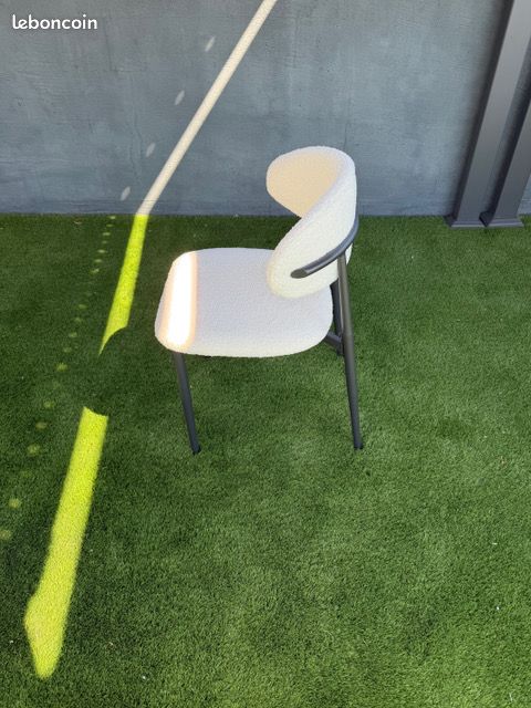 Chaise LUNA Blanche 🤍✨ Design Scandinave Neuve - Salle à Manger (image 10)