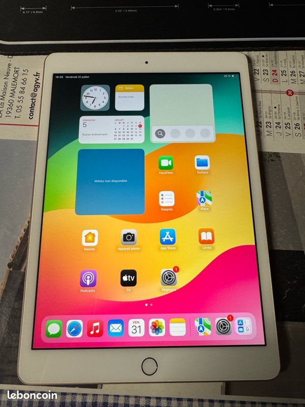IPad 7, 128Go, bon état (image 1)