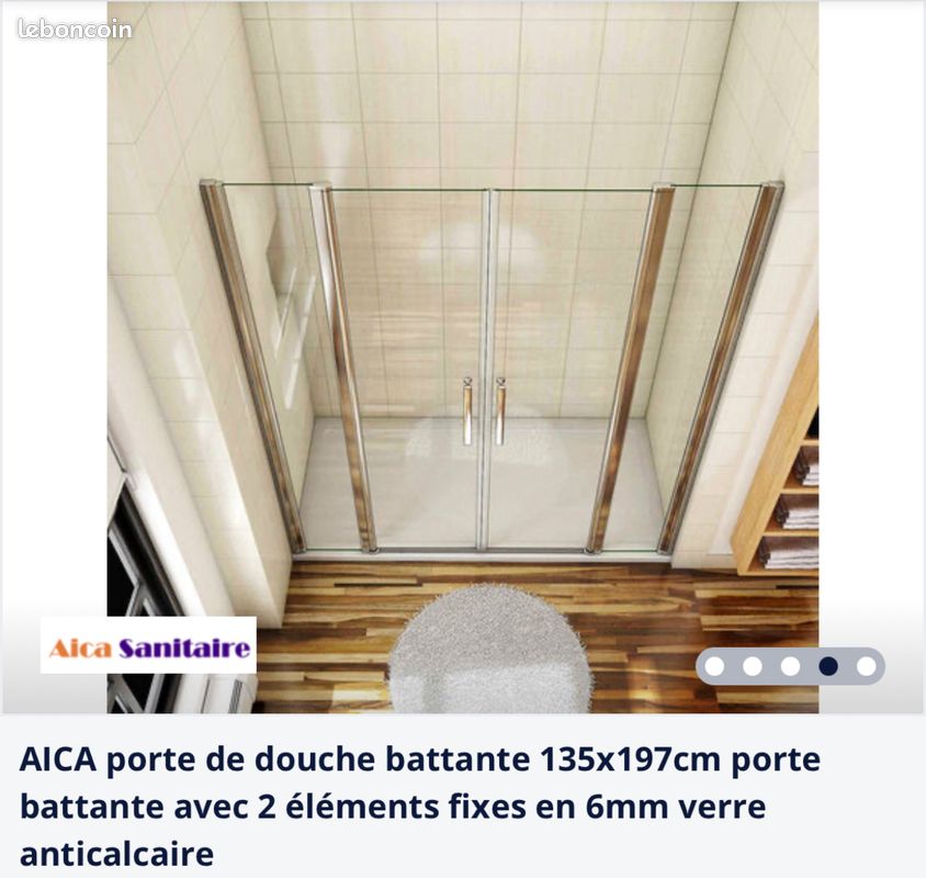 Paroi de douche neuve (image 2)