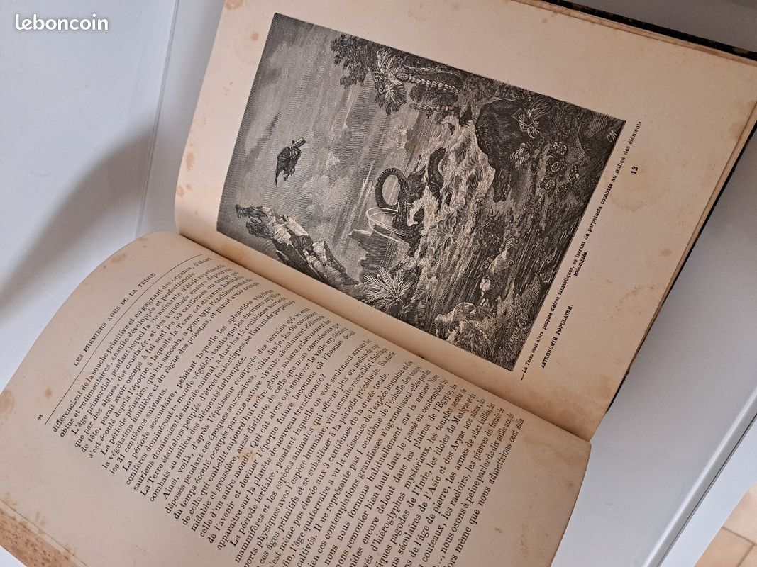 ASTRONOMIE POPULAIRE, Livres anciens, grand format, Flammarion (image 10)