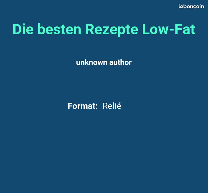 Die besten Rezepte Low-Fat - unknown author (image 2)