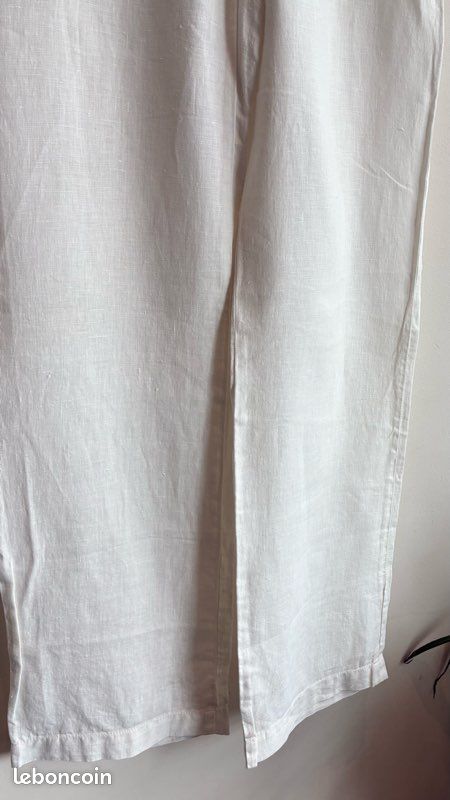 Pantalon léger blanc été femme CK (image 3)