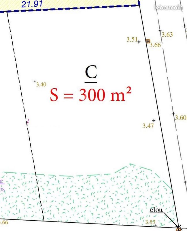 Terrain 300 m² · à Saint-Jean-de-Monts · 300 m² · 86 000 €