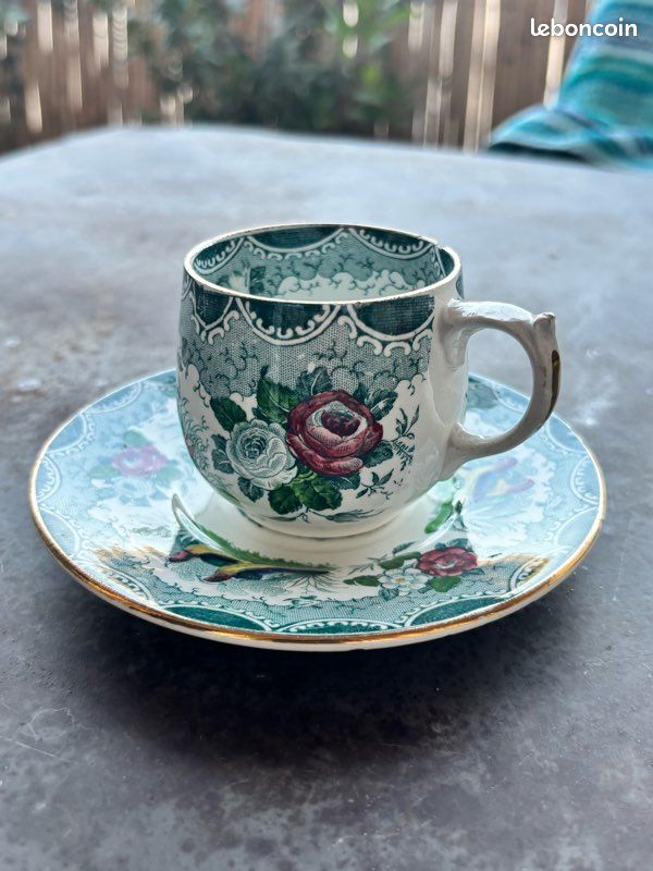Vaste avec tasse sarguemine (image 1)