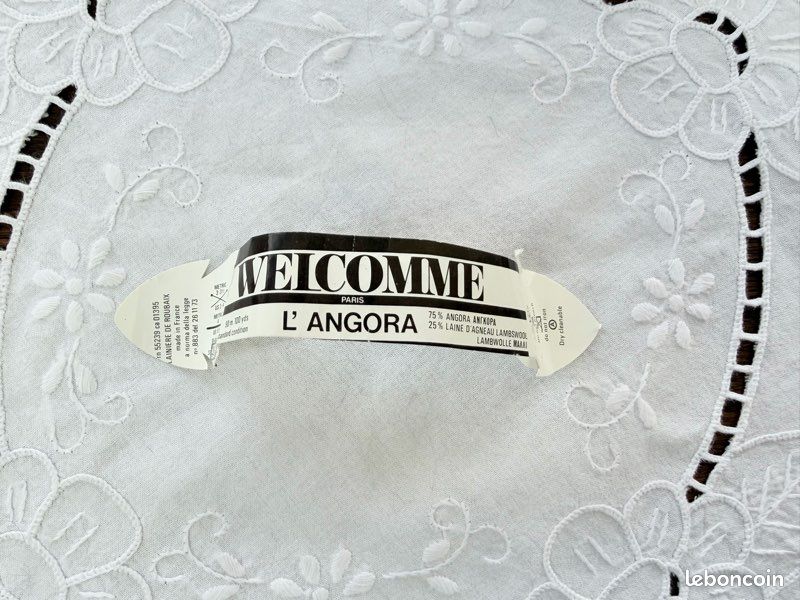 Pelotes de laine Welcomme :Angora 75% et 25% laine d agneau (image 4)