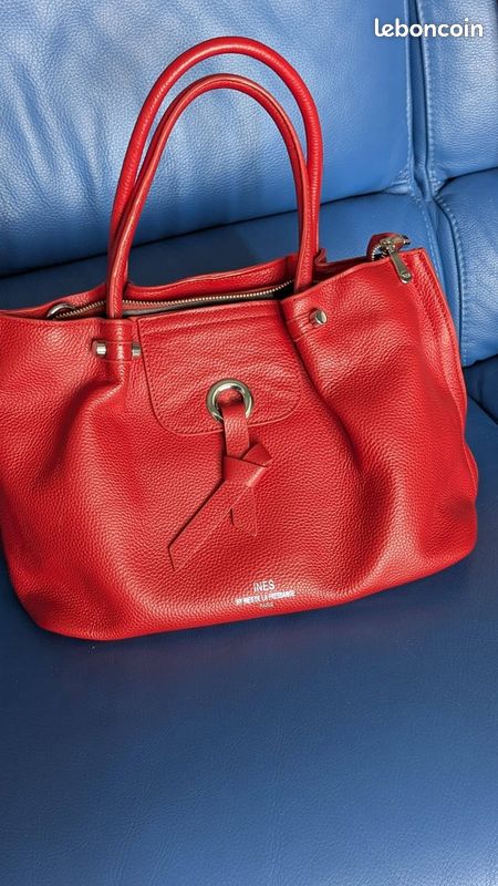 Sac Main Sac Ines De La Fressange Rouge Bag Sac Alice Ines De La