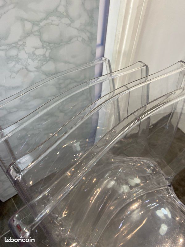 Chaises transparentes - lot de 4 (image 2)
