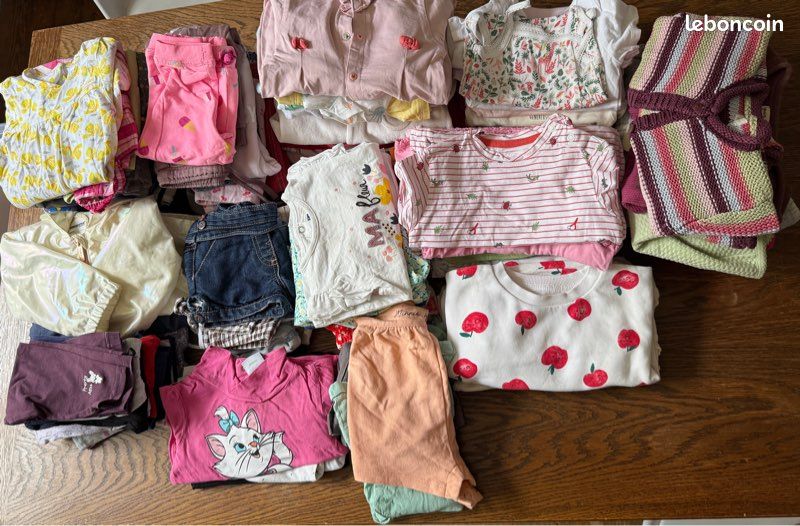 Lot de vêtements fille 12 mois 121 pièces (image 16)
