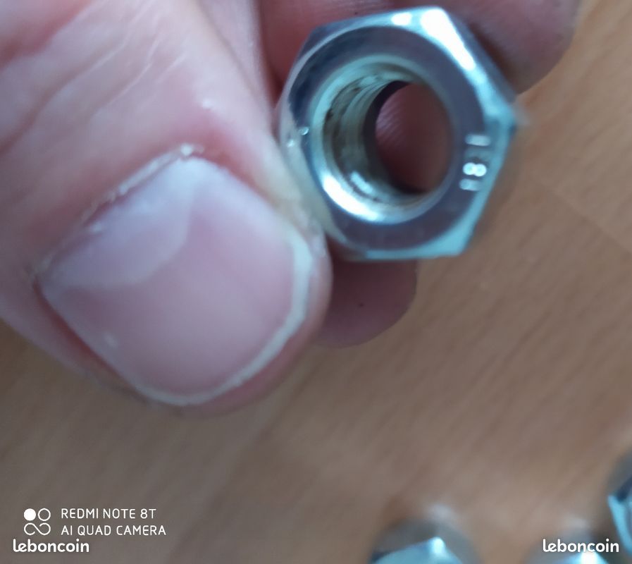 Boulon (s) de serrage de siège vintage 5/16 + écrou + lave-linge 45mm
