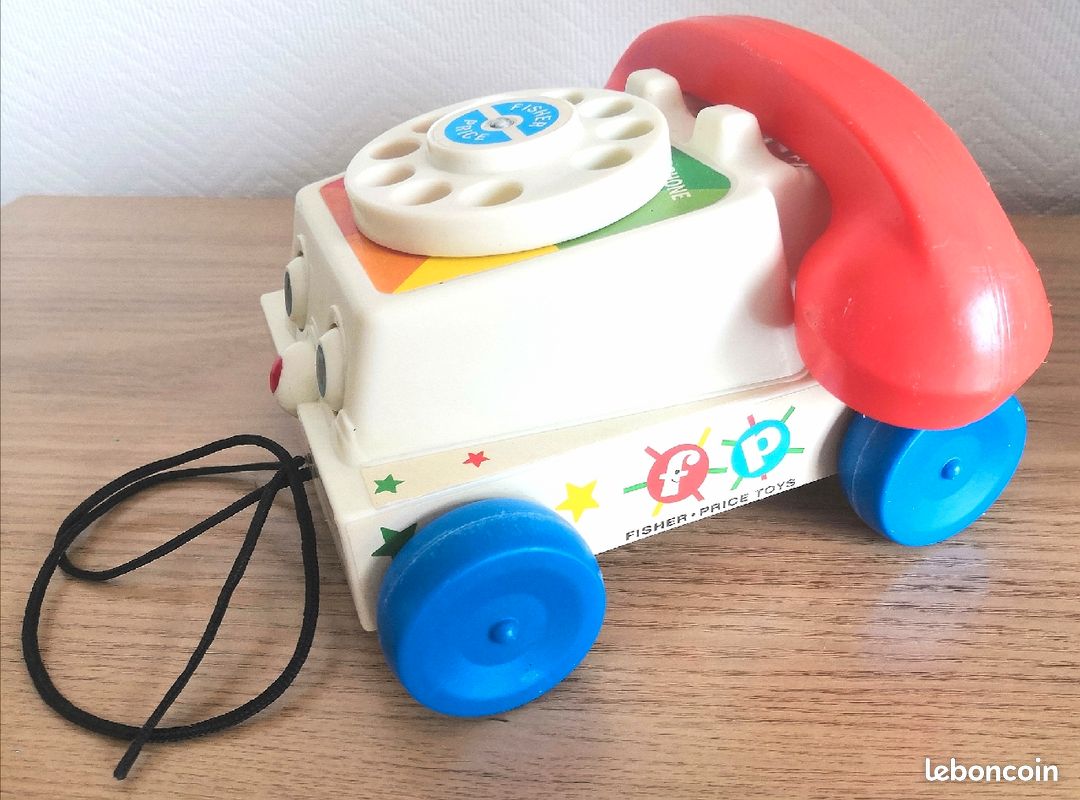 Téléphone vintage à tirer Fisher-Price (image 2)