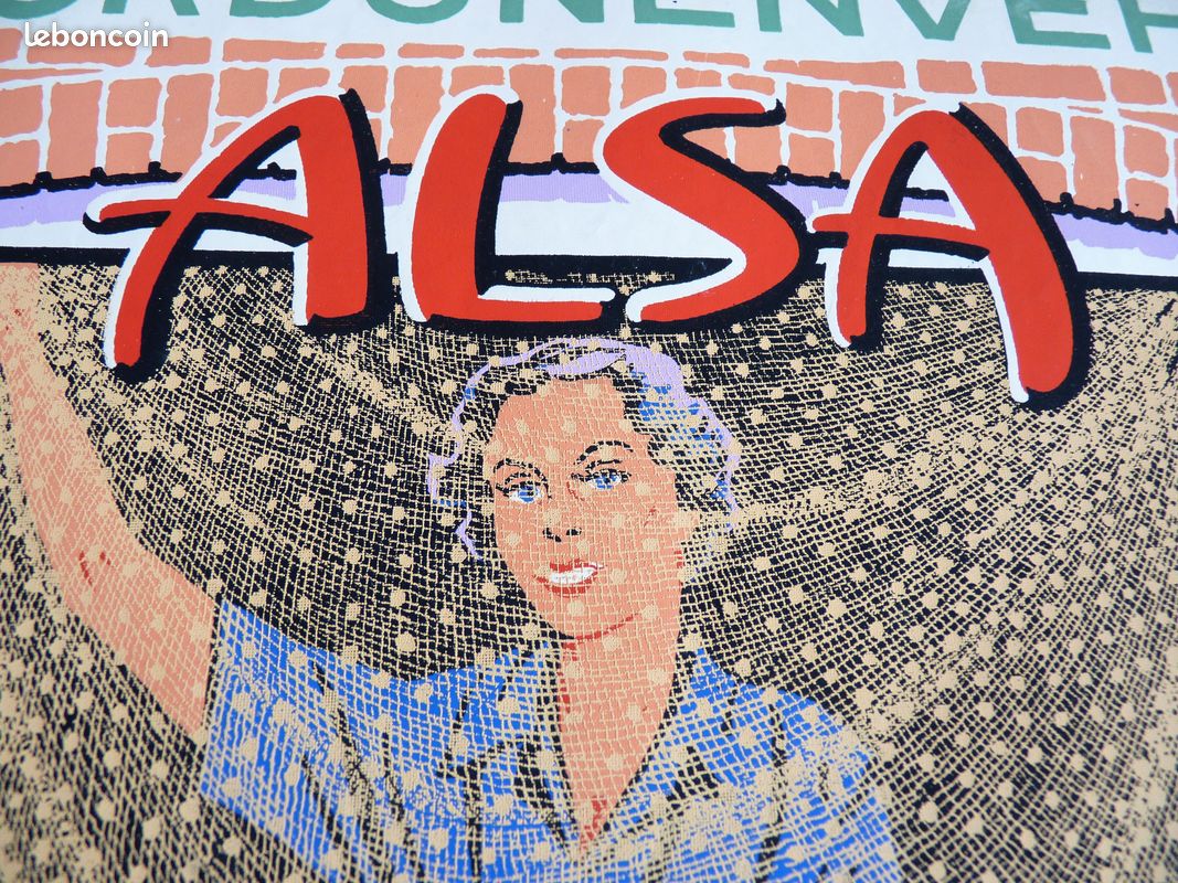 Affiche Publicitaire Vintage Alsa | Déco Rétro Atelier Ou Cuisine