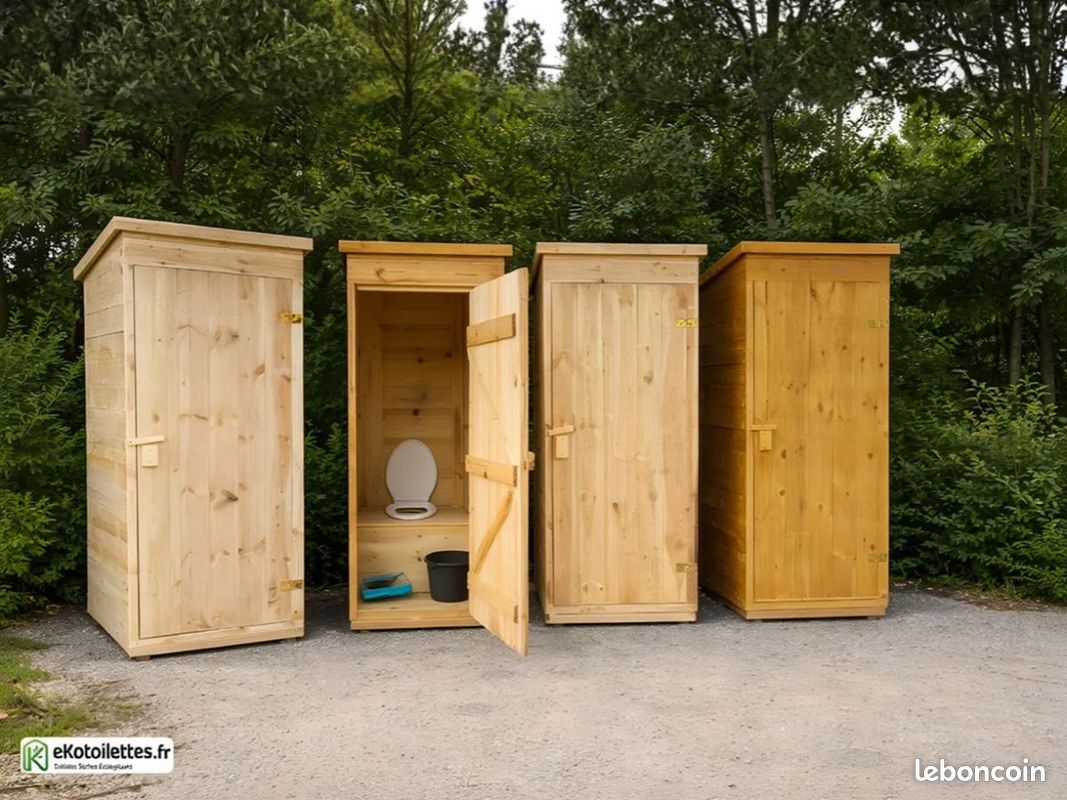 LIVRAISON GRATUITE : Les toilettes sèches écologiques d'extérieur Suzanne (Livrée montée) (image 5)