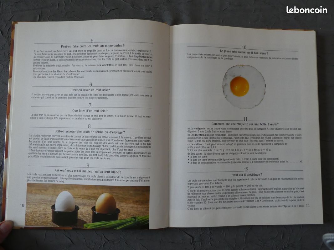 "le Livre de l'œuf " 1 livre de recettes (image 3)