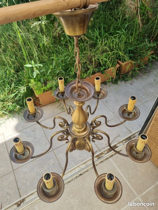 Lustre hollandais 8 branches lumalux (image 1)