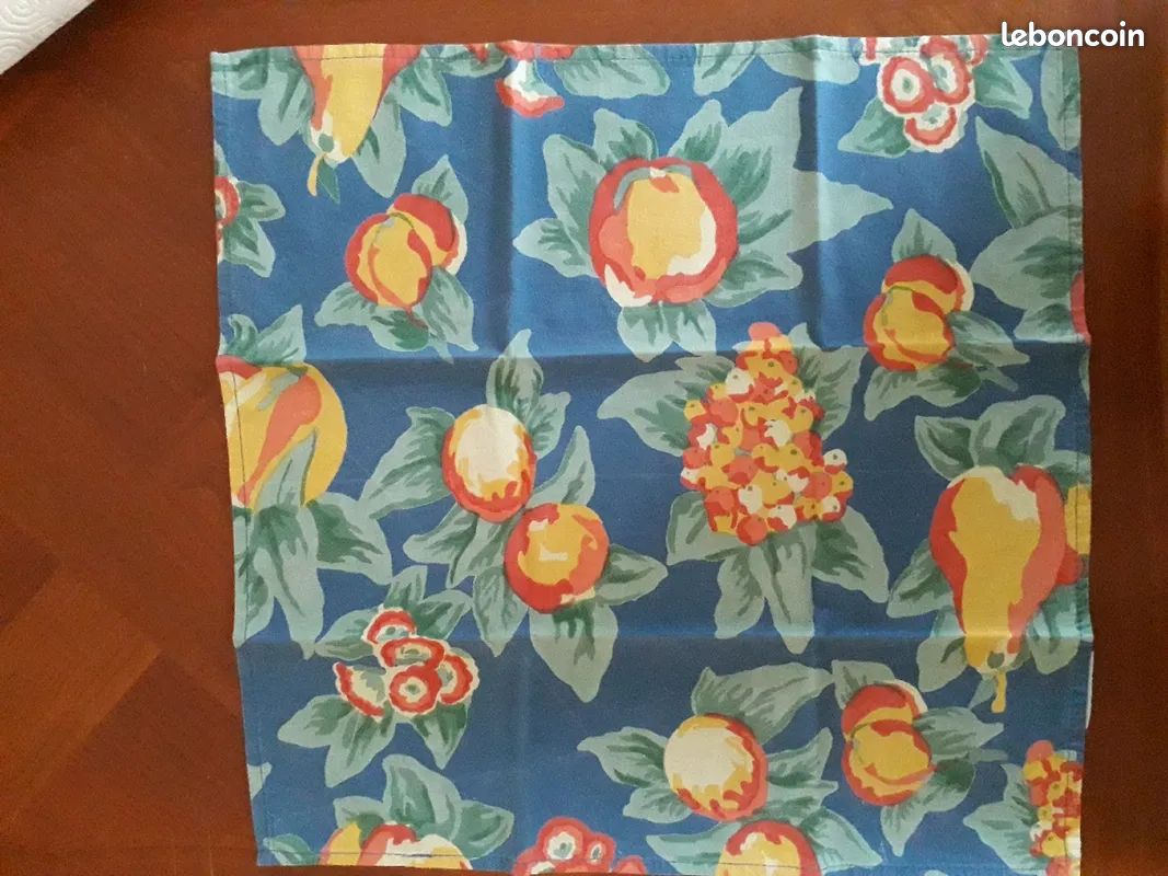 6 serviettes de table en coton (image 1)