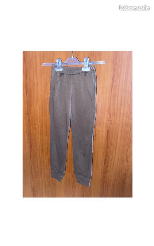 Pantalon kaki prince-de-galles fille 8 ans Vertbaudet (image 3)