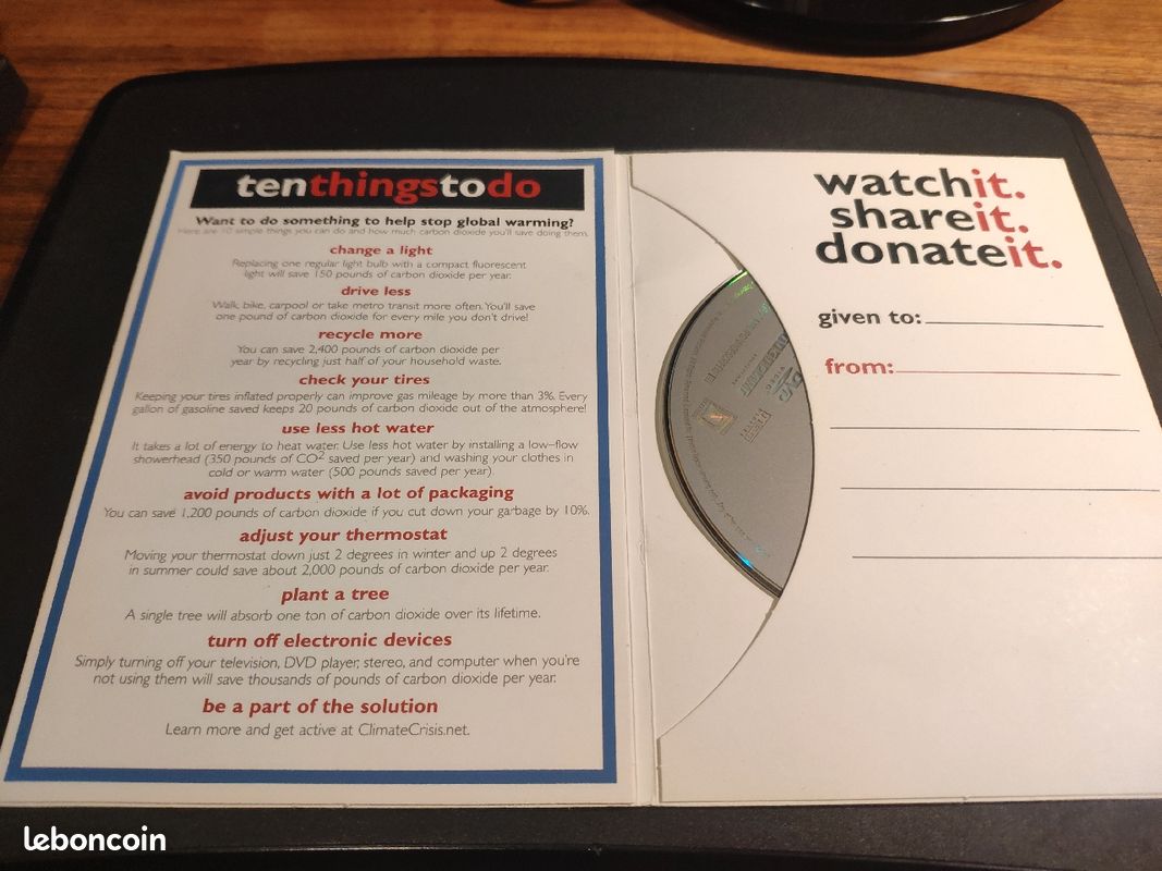 DVD une vérité qui dérange / an inconvenient truth zone 1 (image 2)