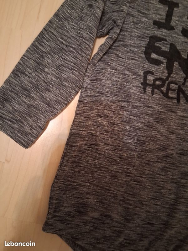 Haut Femme JM Collection - Taille XL - Manches 3/4 - 94% Polyester 6% Élasthanne - Occasion TB
