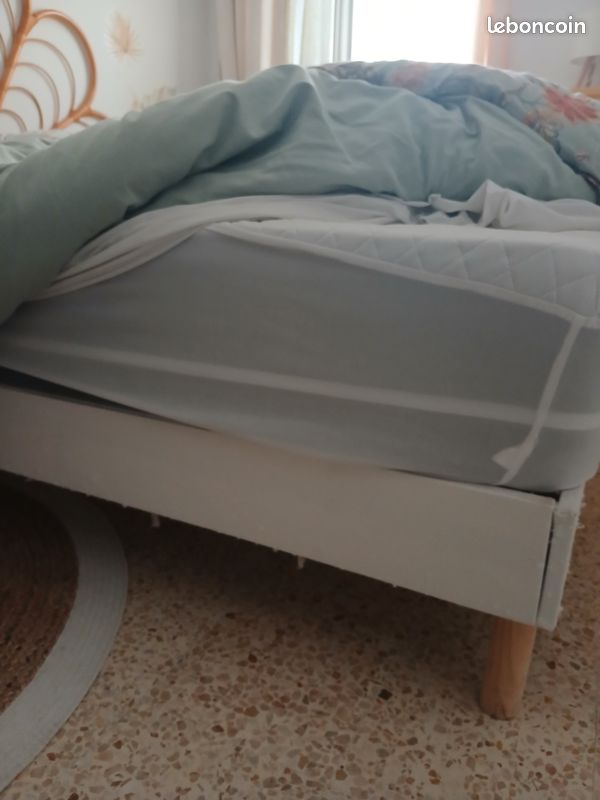 Sommier + matelas 140x190 (image 2)