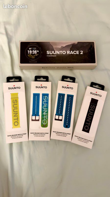 Montre Suunto Race 2 titanium + 4 bracelets (image 3)