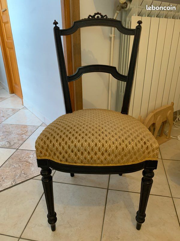 Lot 4 chaises de chambre Napoléon III (image 1)