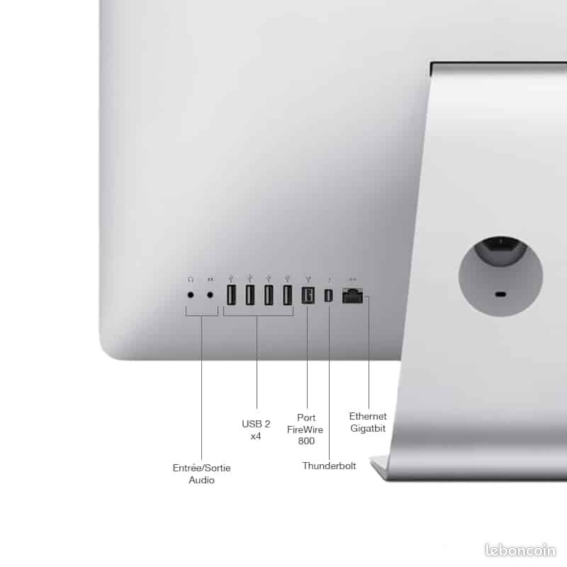 IMac 27” mi-2011 – Intel Core i5 – 250 Go – 16 Go RAM – Clavier & Souris (image 2)