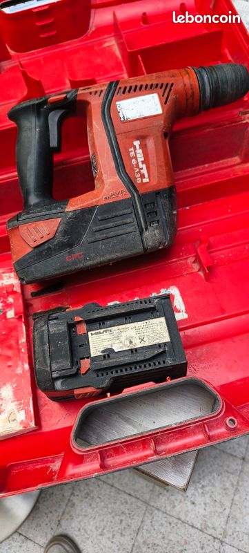Perforateur Hilti TE6A36 Reconditionné – 36V – Batterie Incluse – Garantie 6 Mois