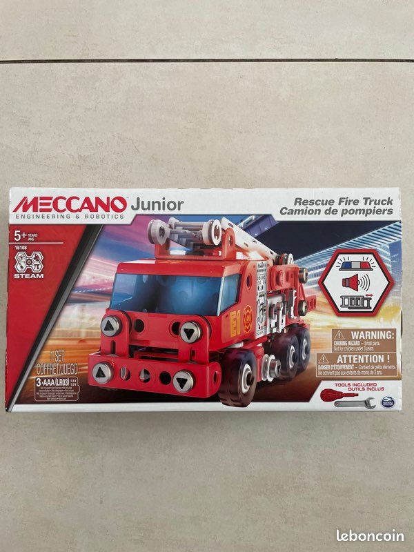 Meccano junior pompier (image 1)