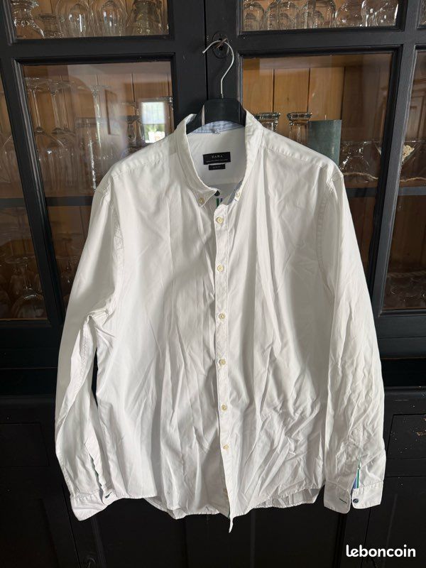 Chemise blanche Zara homme Vêtements