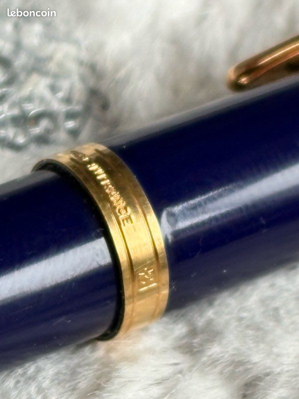 Stylo Roller Waterman Gentleman Plaqué Or - Modèle Milleraiès, Comme Neuf, Avec Recharge