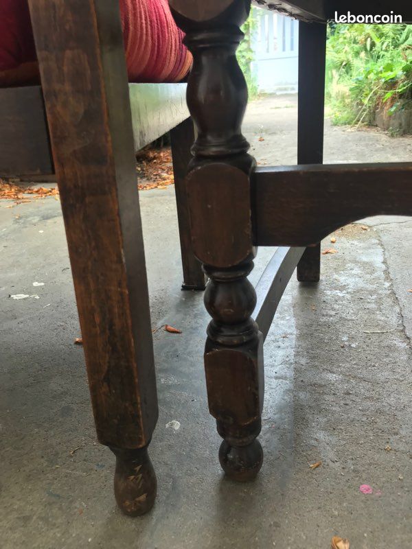Fauteuils en bois/osier (image 3)