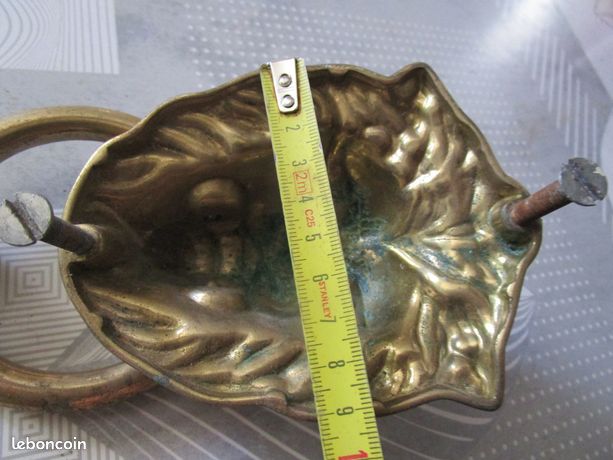 Heurtoir De Porte Lion En Fer XXL – 40 Cm, 5 Kg, Style Antique