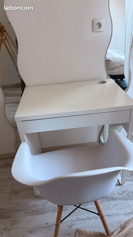 🪑 lot ikea – bureau + chaise + lit 2 places – à saisir (image 1)