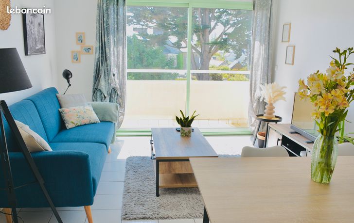 Appartement T3 Meublé - Plein centre de Pordic - Parking privé + cave