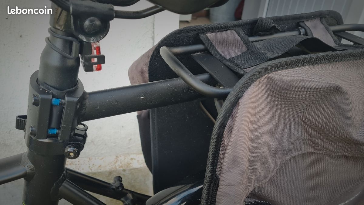 Vélo orus E2300 électrique et pliant NEUF, un porte bagage, 2 sacoches et pompe (image 6)