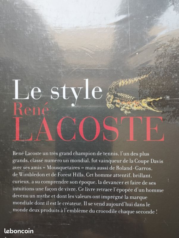 Livre "Le style René Lacoste" (image 2)