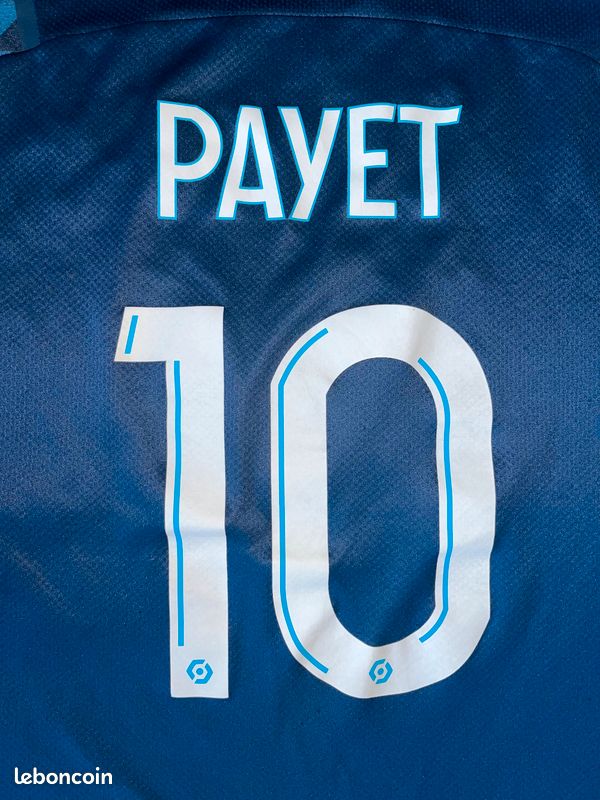 OM 2021-2022 • Payet 10 • Maillot extérieur • Taille L Vêtements