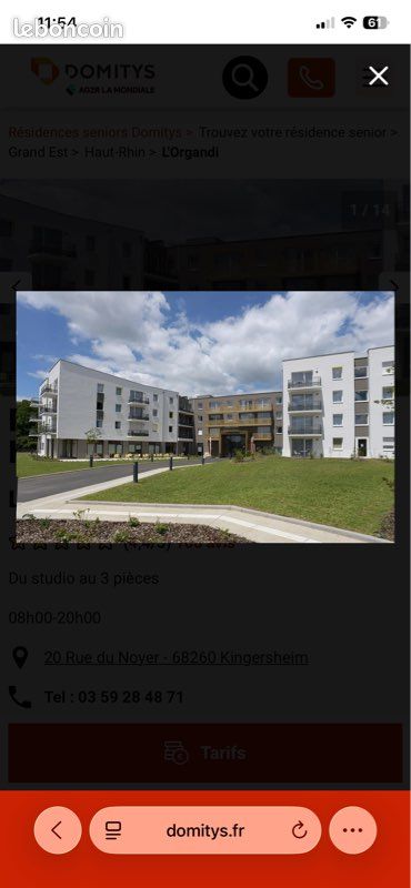 Appartement 2 pièces 47 m² · à Kingersheim · 47 m² · 135 000 €