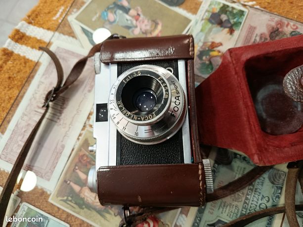 Foca Focasport ID Model 1 copie Leica avec étui en cuir - Catawiki