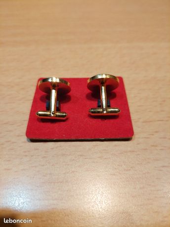 Boutons De Manchette Drapeau Français – Loud Cufflinks, Acier Inoxydable, Neufs