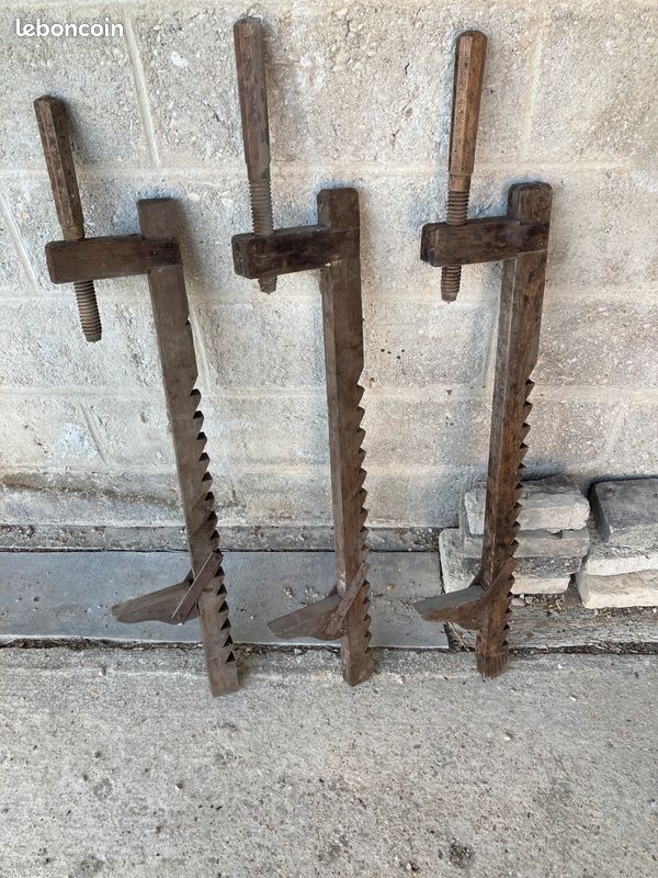 3 serre joints en bois (image 1)