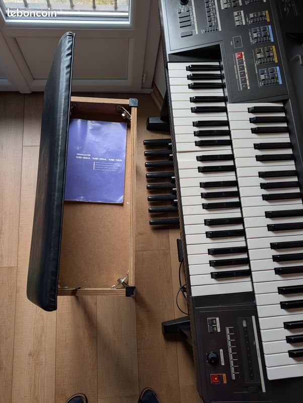 🎹Orgue Yamaha double clavier + banc + pédalier – 50 (image 2)