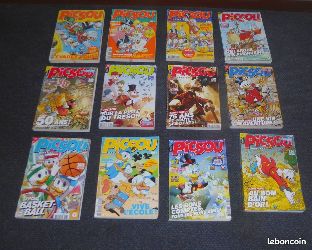 Mickey parade geant , super picsou geant , tresors et jeunesse de picsou.... (image 2)