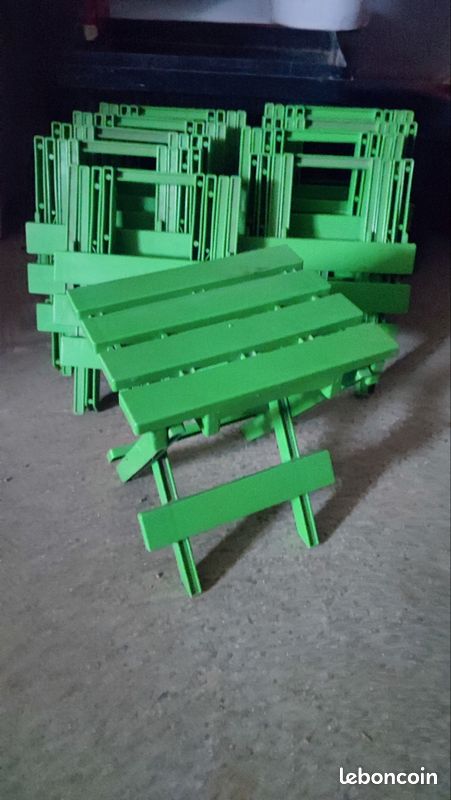 10 Sellettes en plastique pliante (image 1)