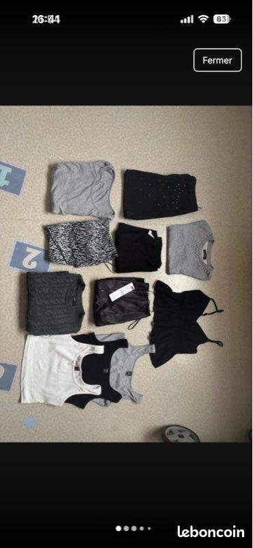 LOT De 11 Vêtements Femme Occasion - Marques Variées, Tailles Diverses, Très Bon état