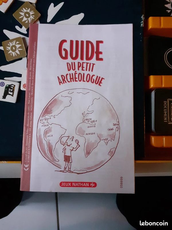 Jeu De Société Les Trésors Des Cités Perdues - Édition Nathan 1995 Vintage, Occasion
