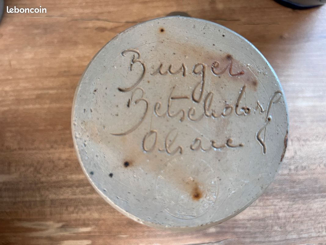 Service en grès d’Alsace carafe et chopes (image 6)